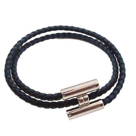 bracelet cuir tressé homme hermes|hermes bracelets.